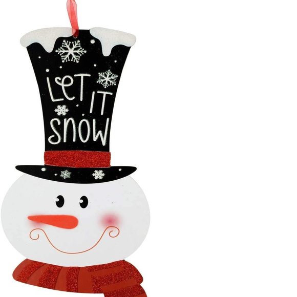 Christmas Wooden Signs - Set of 2 ( Snowman and Santa) - Picture 2 of 3